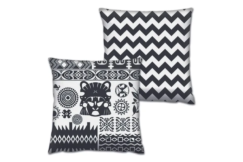 Tyyny Gravel 43x43 cm 2-pak - Monivärinen - Kodintekstiilit & matot - Tyyny & torkkupeitto - Koristetyynyt