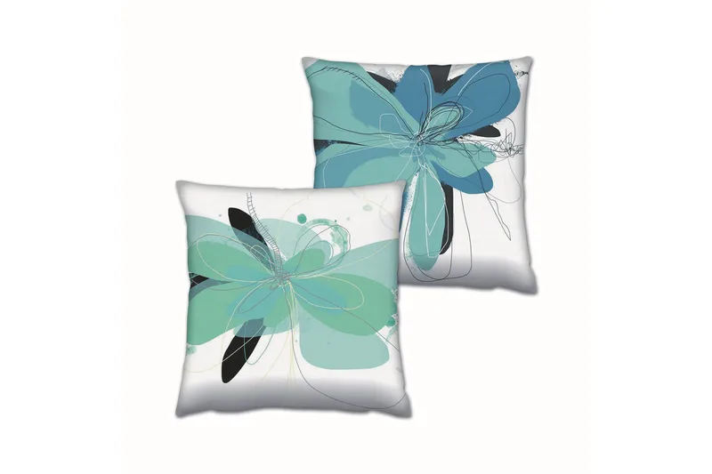 Tyyny Gravel 43x43 cm 2-pak - Monivärinen - Kodintekstiilit & matot - Tyyny & torkkupeitto - Koristetyynyt