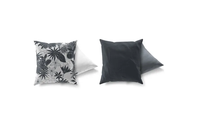 Tyyny Gravel 43x43 cm 2-pak - Monivärinen - Kodintekstiilit & matot - Tyyny & torkkupeitto - Koristetyynyt