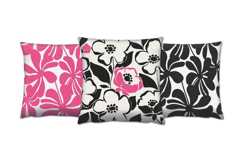 Tyyny Gravel 43x43 cm 3-pak, Monivärinen