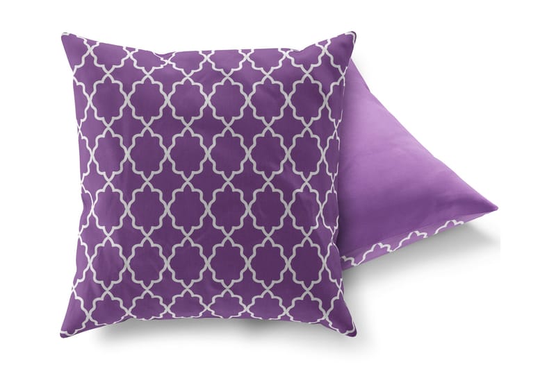 Tyyny Gravel 43x43 cm - Liila/Valkoinen - Kodintekstiilit & matot - Tyyny & torkkupeitto - Koristetyynyt