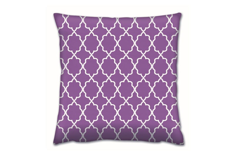 Tyyny Gravel 43x43 cm, Liila/Valkoinen