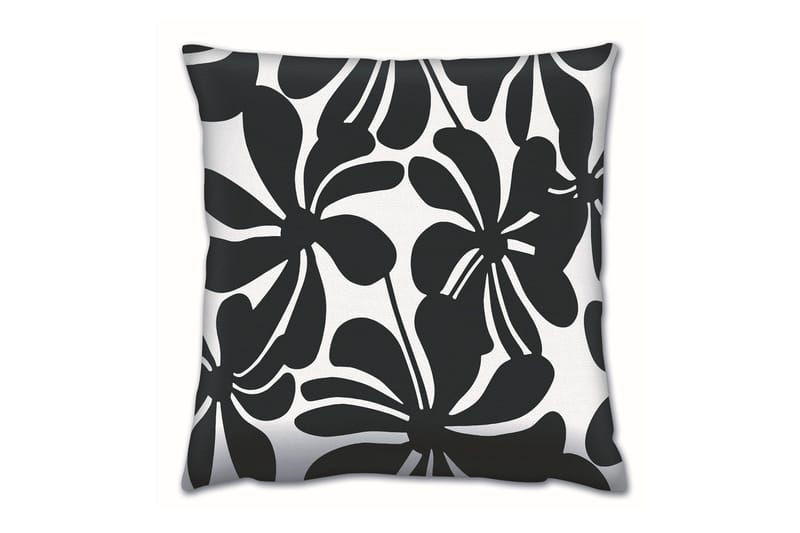 Tyyny Gravel 43x43 cm, Musta/Valkoinen