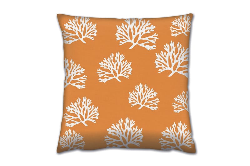 Tyyny Gravel 43x43 cm - Oranssi/Valkoinen - Kodintekstiilit & matot - Tyyny & torkkupeitto - Koristetyynyt
