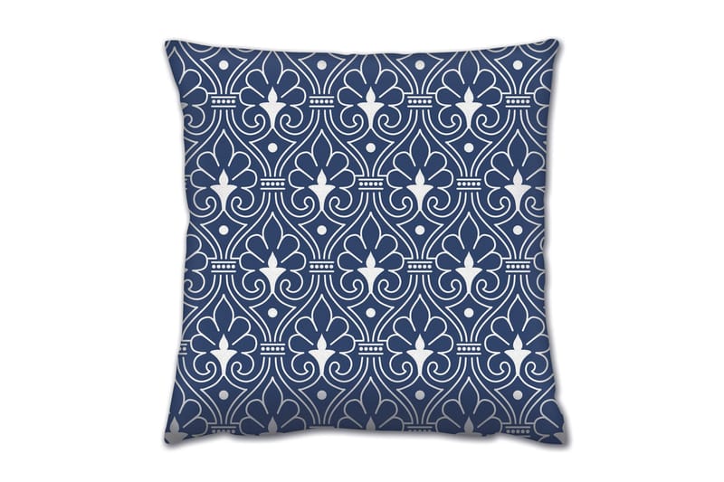 Tyyny Gravel 43x43 cm, Sininen/Valkoinen