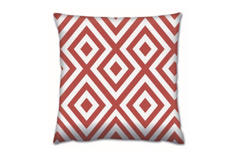 Tyyny Gravel 43x43 cm - Punainen - Kodintekstiilit & matot - Tyyny & torkkupeitto - Koristetyynyt