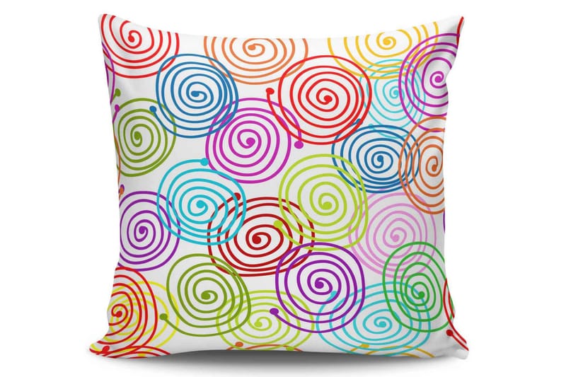 Tyyny Kissy 45x45 cm - Monivärinen - Kodintekstiilit & matot - Tyyny & torkkupeitto - Koristetyynyt