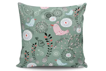 Tyyny Kissy 45x45 cm - Monivärinen - Kodintekstiilit & matot - Tyyny & torkkupeitto - Koristetyynyt