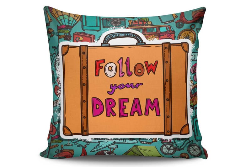 Tyyny Kissy 45x45 cm, Monivärinen