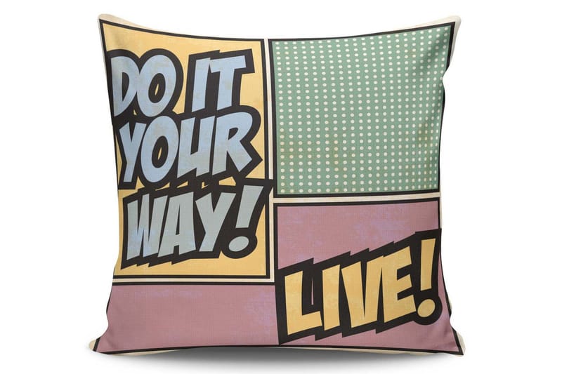 Tyyny Kissy 45x45 cm, Monivärinen