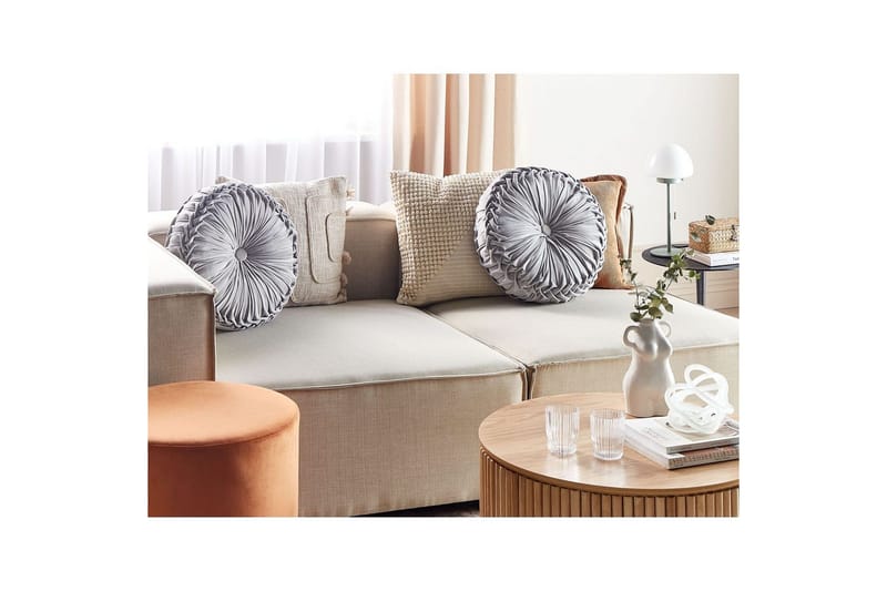 Koristetyynyt Udala setti 2 kpl Harmaa - Harmaa - Kodintekstiilit & matot - Tyyny & torkkupeitto - Ulkotyyny