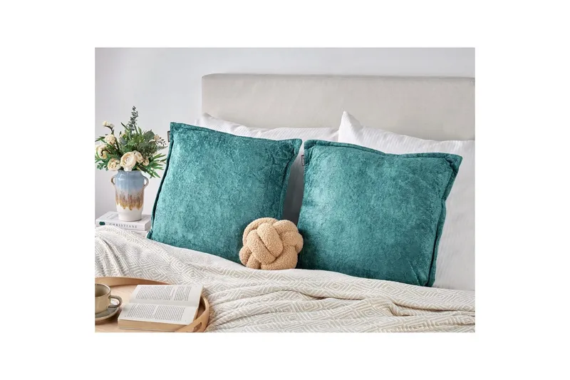 Koristetyynyt Verpis 2 kpl Sinivihreä - Sinivihreä - Kodintekstiilit & matot - Tyyny & torkkupeitto - Koristetyynyt