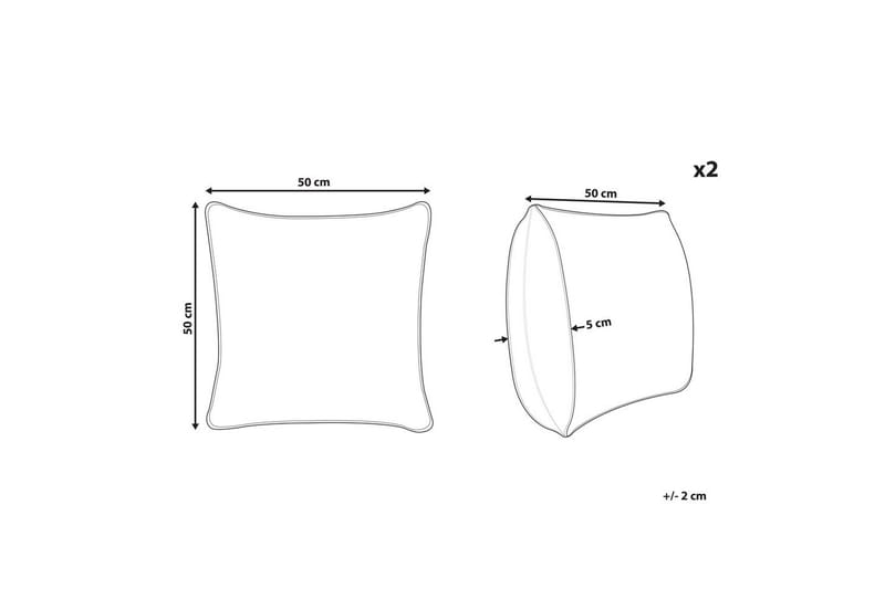 Koristetyynyt Verpis 2 kpl Sinivihreä - Sinivihreä - Kodintekstiilit & matot - Tyyny & torkkupeitto - Koristetyynyt