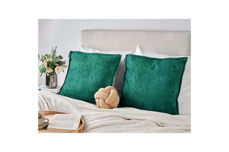 Koristetyynyt Verpis 2 kpl Vihreä - Vihreä - Kodintekstiilit & matot - Tyyny & torkkupeitto - Koristetyynyt