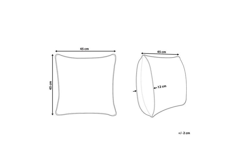 Koristetyynyt Waranasi Oranssi/Valkoinen/Musta - Oranssi/Valkoinen/Musta - Kodintekstiilit & matot - Tyyny & torkkupeitto - Ulkotyyny