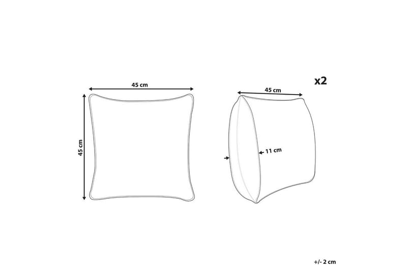 Koristetyynyt Zamia sarja 2 - Kodintekstiilit & matot - Tyyny & torkkupeitto - Ulkotyyny