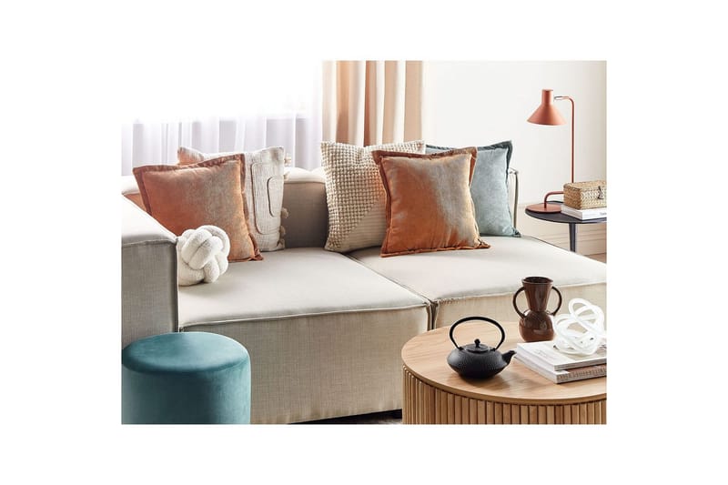 Koristetyynyt Zinnia sarja 2 Oranssi, Neliö - Oranssi, Neliö - Kodintekstiilit & matot - Tyyny & torkkupeitto - Koristetyynyt