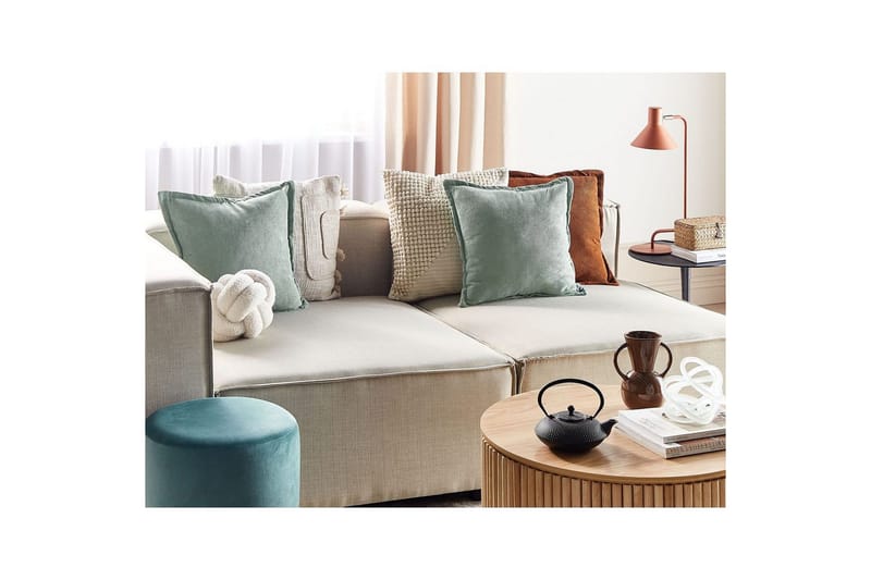 Koristetyynyt Zinnia sarja 2 Vihreä, Neliö - Vihreä, Neliö - Kodintekstiilit & matot - Tyyny & torkkupeitto - Koristetyynyt