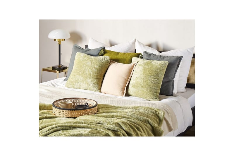 Koristetyynyt Pilea, setti 2 Vihreä - Vihreä - Kodintekstiilit & matot - Tyyny & torkkupeitto - Ulkotyyny