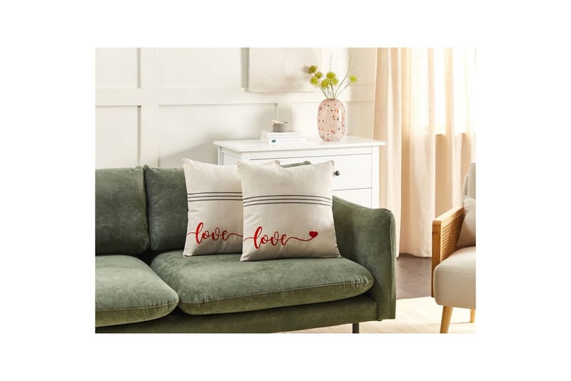 Koristetyynyt Plumeria setti, 2 kpl - Kodintekstiilit & matot - Tyyny & torkkupeitto - Ulkotyyny