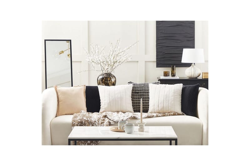 Koristetyynyt Pumila 2 kpl Valkoinen - Valkoinen - Kodintekstiilit & matot - Tyyny & torkkupeitto - Koristetyynyt