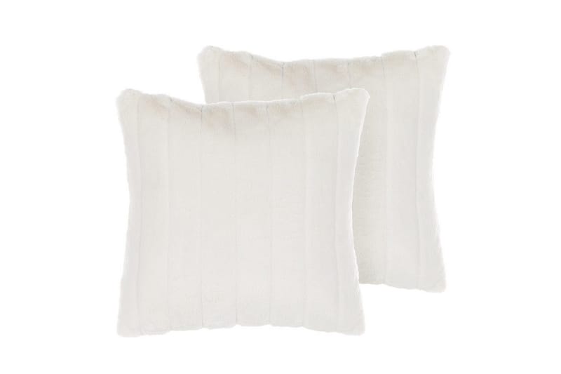 Koristetyynyt Pumila 2 kpl Valkoinen, Valkoinen