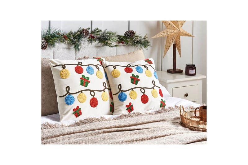 Koristetyynyt Palmier sarja: 2 kpl - Kodintekstiilit & matot - Tyyny & torkkupeitto - Ulkotyyny