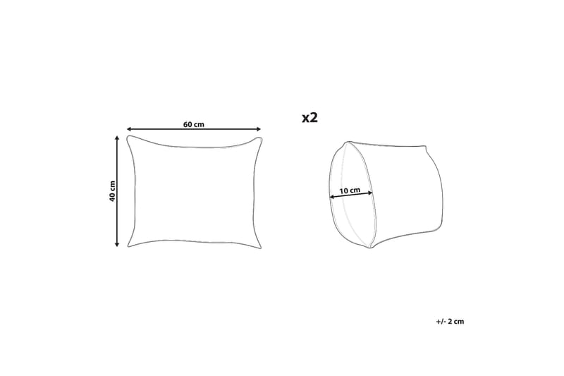 Langford Ulkotyyny 42x60 cm - Vihreä - Kodintekstiilit & matot - Tyyny & torkkupeitto - Ulkotyyny