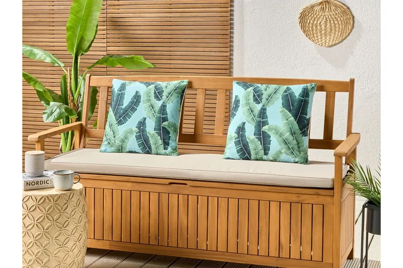 Langford Ulkotyyny 45x45 cm - Vihreä - Kodintekstiilit & matot - Tyyny & torkkupeitto - Ulkotyyny