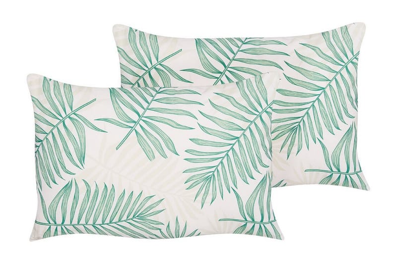 Laramie Ulkotyyny 42x60 cm 2 kpl - Beige/Vihreä - Kodintekstiilit & matot - Tyyny & torkkupeitto - Ulkotyyny