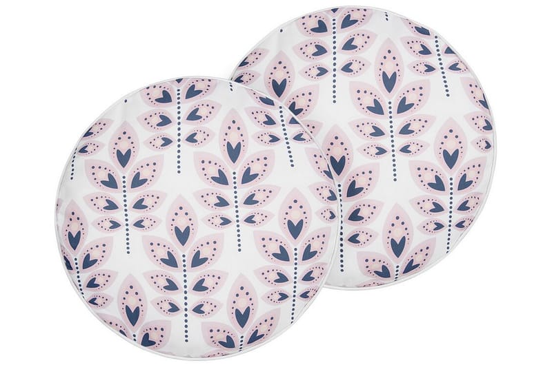 Latiano Ulkotyyny 40 cm Pyöreä - Beige/Vaaleanpunainen - Kodintekstiilit & matot - Tyyny & torkkupeitto - Ulkotyyny