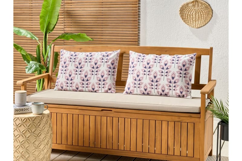 Latiano Ulkotyyny 42x60 cm - Beige/Vaaleanpunainen - Kodintekstiilit & matot - Tyyny & torkkupeitto - Ulkotyyny