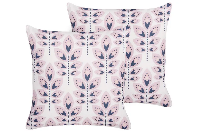 Latiano Ulkotyyny 45x45 cm - Beige/Vaaleanpunainen - Kodintekstiilit & matot - Tyyny & torkkupeitto - Ulkotyyny