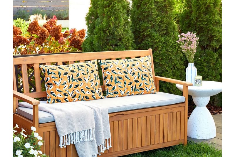 Macerata Ulkotyyny 42x60 cm - Keltainen/Vihreä/Valkoinen - Kodintekstiilit & matot - Tyyny & torkkupeitto - Ulkotyyny