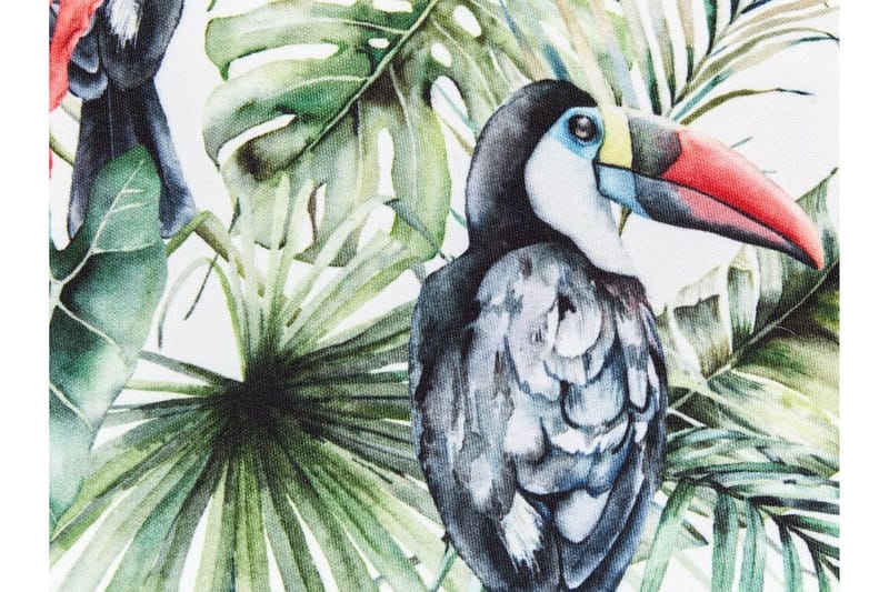 Padua Ulkotyyny 40 cm Pyöreä - Vihreä/Punainen/Musta - Kodintekstiilit & matot - Tyyny & torkkupeitto - Ulkotyyny