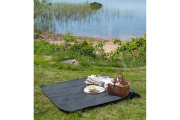 Piknik-viltti 130 x 150 cm - Musta - Kodintekstiilit & matot - Tyyny & torkkupeitto - Torkkupeitto & viltti