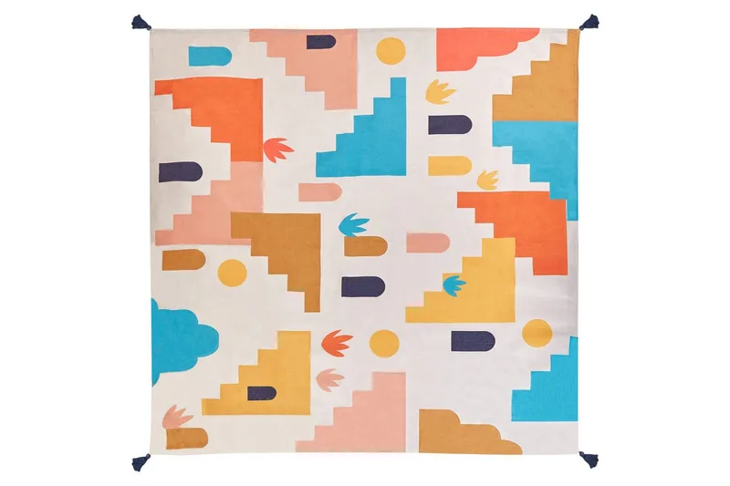 Piknik-viltti Kambar Neliö - Neliö - Kodintekstiilit & matot - Tyyny & torkkupeitto - Torkkupeitto & viltti