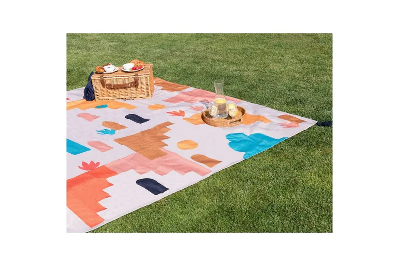 Piknik-viltti Kambar Neliö - Neliö - Kodintekstiilit & matot - Tyyny & torkkupeitto - Torkkupeitto & viltti
