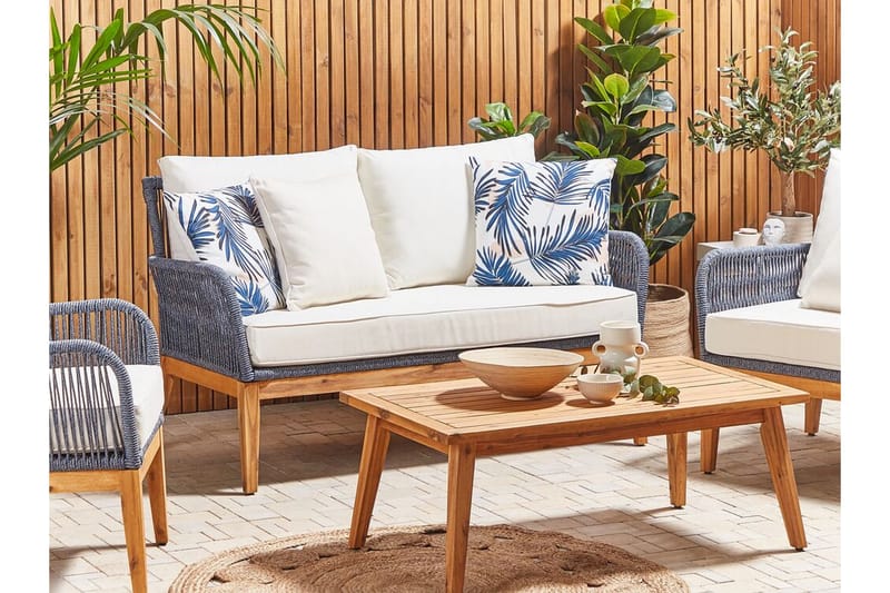 Pinawa Ulkotyyny 45x45 cm - Sininen/Valkoinen/Beige - Kodintekstiilit & matot - Tyyny & torkkupeitto - Ulkotyyny