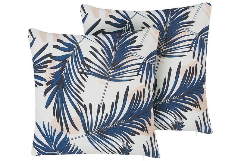 Pinawa Ulkotyyny 45x45 cm - Sininen/Valkoinen/Beige - Kodintekstiilit & matot - Tyyny & torkkupeitto - Ulkotyyny