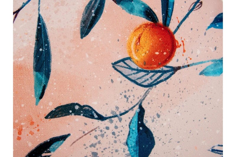 Richelu Ulkotyyny 40 cm Pyöreä - Oranssi - Kodintekstiilit & matot - Tyyny & torkkupeitto - Ulkotyyny