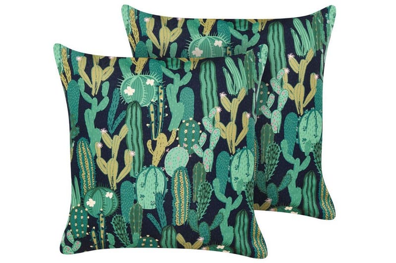 Ruffano Ulkotyyny 45x45 cm - Vihreä Sininen - Kodintekstiilit & matot - Tyyny & torkkupeitto - Ulkotyyny