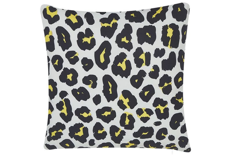 Runge Ulkotyyny 45x45 cm - Valkoinen/Musta/Keltainen - Kodintekstiilit & matot - Tyyny & torkkupeitto - Ulkotyyny