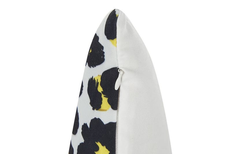 Runge Ulkotyyny 45x45 cm - Valkoinen/Musta/Keltainen - Kodintekstiilit & matot - Tyyny & torkkupeitto - Ulkotyyny