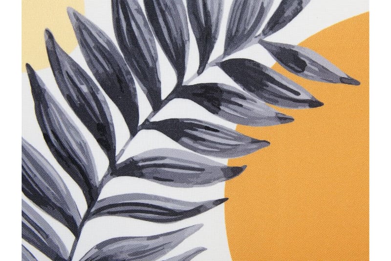 Saguenay Ulkotyyny 40 cm Pyöreä - Valkoinen/Musta/Oranssi/Keltainen - Huonekalut - Pöytä & ruokailuryhmä - Sohvapöytä