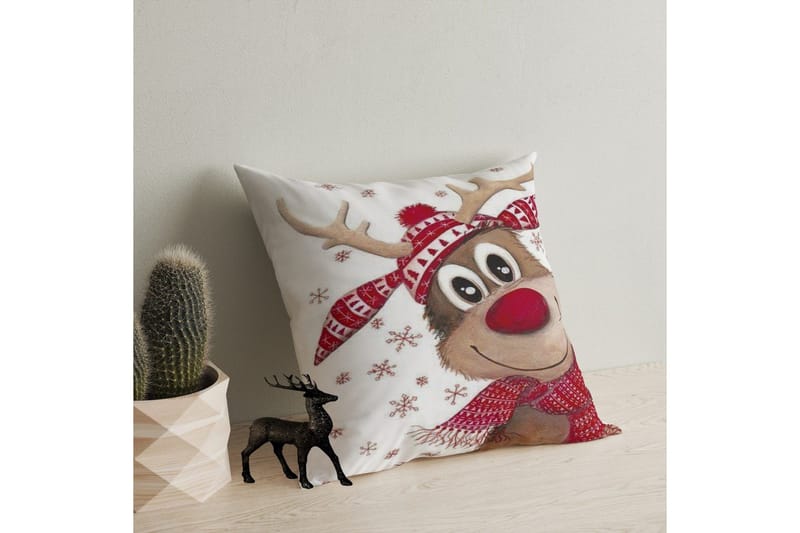 Salaro Sisätyyny 43x43 cm - Valkoinen/Punainen - Kodintekstiilit & matot - Tyyny & torkkupeitto - Sisätyyny