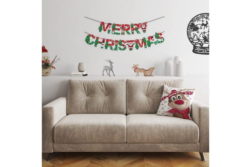 Salaro Sisätyyny 43x43 cm - Valkoinen/Punainen - Kodintekstiilit & matot - Tyyny & torkkupeitto - Sisätyyny