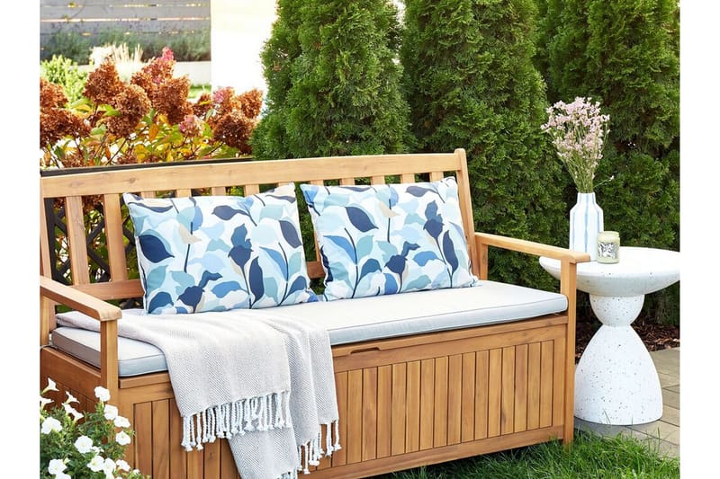 Smithers Ulkotyyny 42x60 cm - Sinivalkoinen - Kodintekstiilit & matot - Tyyny & torkkupeitto - Ulkotyyny