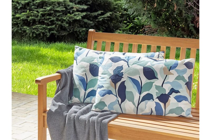 Smithers Ulkotyyny 42x60 cm - Sinivalkoinen - Kodintekstiilit & matot - Tyyny & torkkupeitto - Ulkotyyny