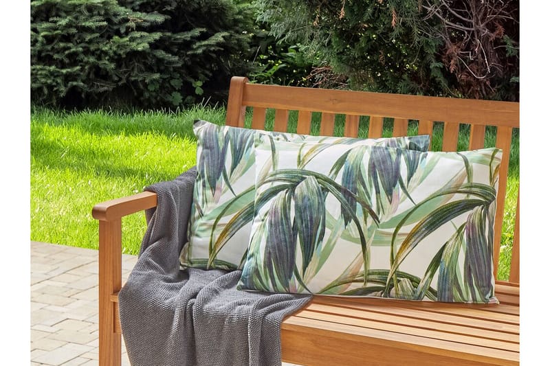 Sorel Ulkotyyny 42x60 cm - Vihreä/Valkoinen - Kodintekstiilit & matot - Tyyny & torkkupeitto - Ulkotyyny